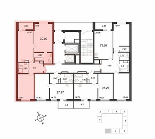 Квартира 70,9 м², 2-комнатная - изображение 4