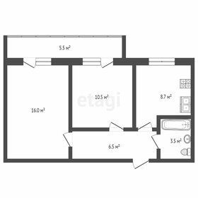 Квартира 54,2 м², 2-комнатная - изображение 2