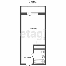 Квартира 24,3 м², студия - изображение 1