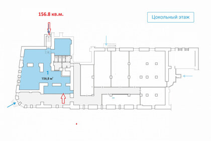 156,8 м², помещение свободного назначения - изображение 3