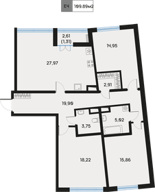 123 м², 3-комнатная квартира 43 000 000 ₽ - изображение 107