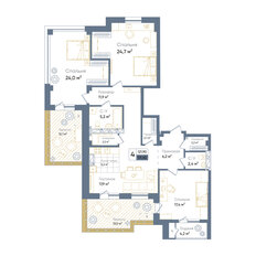 Квартира 131,5 м², 4-комнатная - изображение 2