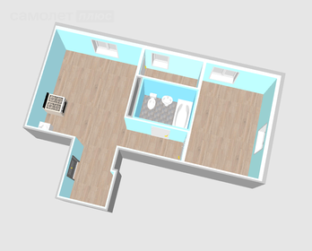 42,5 м², 1-комнатная квартира 8 300 000 ₽ - изображение 69