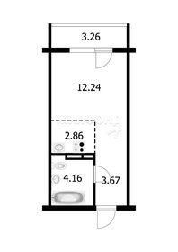 Квартира 29 м², студия - изображение 1