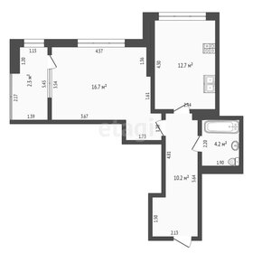 47,2 м², 1-комнатная квартира 8 029 000 ₽ - изображение 1