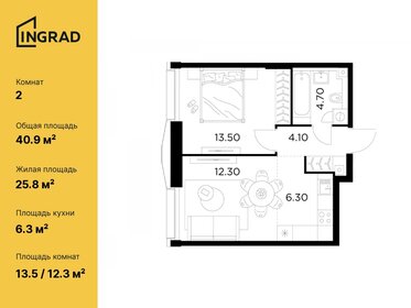 38 м², 2-комнатная квартира 17 500 000 ₽ - изображение 79