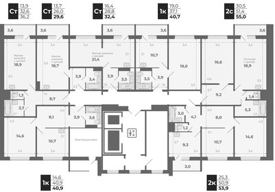 Квартира 32,4 м², студия - изображение 1