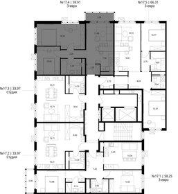 61,1 м², 2-комнатная квартира 11 200 000 ₽ - изображение 118