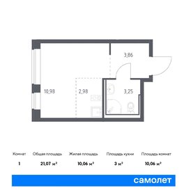 21,1 м², квартира-студия 5 375 665 ₽ - изображение 32