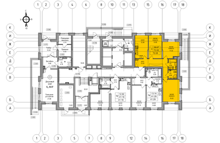 Квартира 72,1 м², 3-комнатная - изображение 2