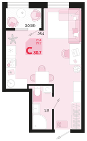 34,3 м², 1-комнатная квартира 4 200 000 ₽ - изображение 87