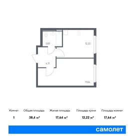 35,5 м², 1-комнатная квартира 8 016 896 ₽ - изображение 71