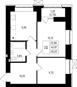 42,7 м², 2-комнатная квартира 5 950 000 ₽ - изображение 77