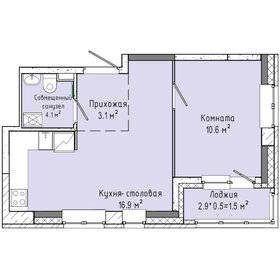 35 м², 2-комнатная квартира 3 350 000 ₽ - изображение 47