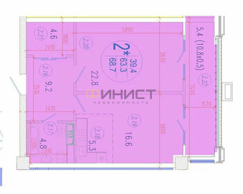 80 м², 2-комнатная квартира 16 500 000 ₽ - изображение 31