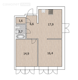 52 м², 2-комнатная квартира 8 890 000 ₽ - изображение 72