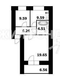 Квартира 53 м², 2-комнатная - изображение 1