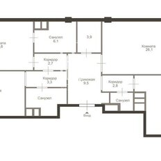 Квартира 110,4 м², 4-комнатная - изображение 1