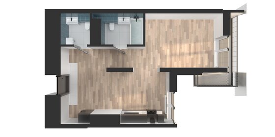 45 м², 1-комнатная квартира 11 990 000 ₽ - изображение 38