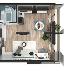 Квартира 36,6 м², 1-комнатная - изображение 4