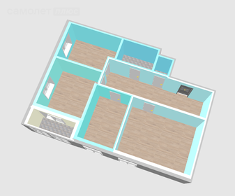 Квартира 88,9 м², 4-комнатная - изображение 3