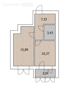 28,9 м², 1-комнатная квартира 2 850 000 ₽ - изображение 41