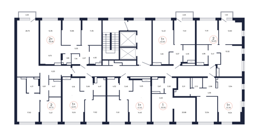 42,1 м², 1-комнатная квартира 5 508 000 ₽ - изображение 56