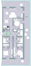 171,9 м², 4-комнатные апартаменты 34 267 200 ₽ - изображение 36