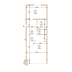 Квартира 96,2 м², 2-комнатная - изображение 1