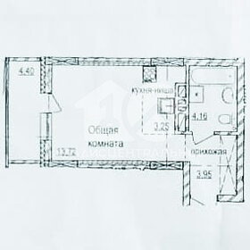 Квартира 25,1 м², студия - изображение 1