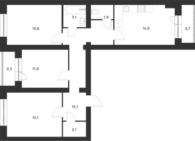 74,1 м², 3-комнатная квартира 6 300 000 ₽ - изображение 59