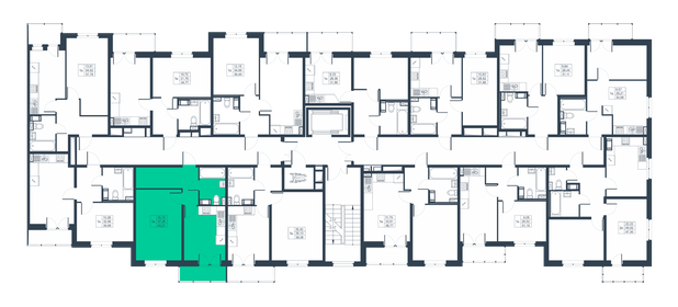 38,1 м², 1-комнатная квартира 5 530 300 ₽ - изображение 91