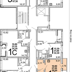 Квартира 28 м², студия - изображение 2