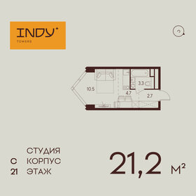 25 м², апартаменты-студия 8 500 000 ₽ - изображение 110