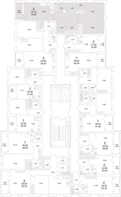 Квартира 76,6 м², 2-комнатная - изображение 2