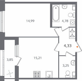 44,6 м², 1-комнатная квартира 14 100 000 ₽ - изображение 129