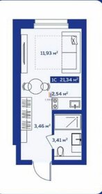 Квартира 22 м², 1-комнатные - изображение 1