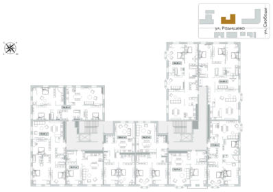 57,5 м², 3-комнатная квартира 9 800 000 ₽ - изображение 84