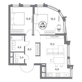 69 м², 2-комнатная квартира 35 000 000 ₽ - изображение 54