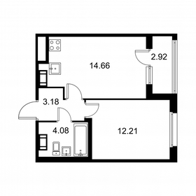 Квартира 35,6 м², 1-комнатная - изображение 1