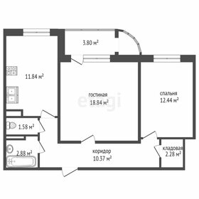 Квартира 62,7 м², 2-комнатная - изображение 1