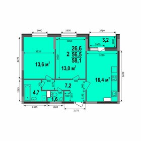 66,3 м², 3-комнатная квартира 5 700 000 ₽ - изображение 94
