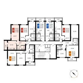 45,8 м², 1-комнатная квартира 7 355 715 ₽ - изображение 32