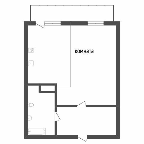 54,2 м², квартира-студия 7 000 000 ₽ - изображение 44