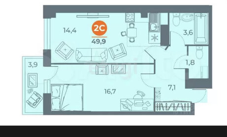 Купить квартиру площадью 130 кв.м. у станции Всеволожская во Всеволожске - изображение 1