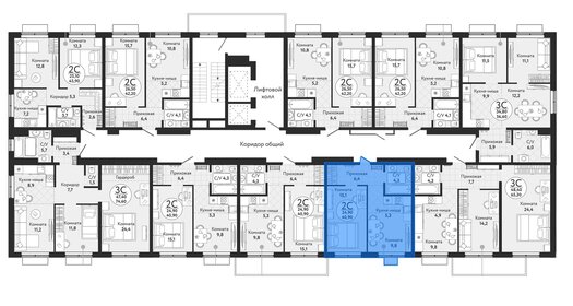 Квартира 41 м², 2-комнатная - изображение 1