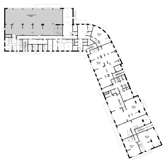 873,6 м², офис 323 281 984 ₽ - изображение 1