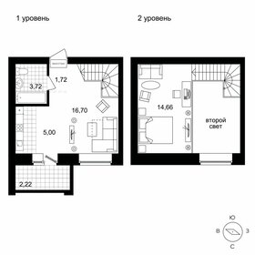 Квартира 36,3 м², 2-комнатная - изображение 1