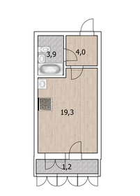 28,9 м², квартира-студия 6 000 000 ₽ - изображение 56