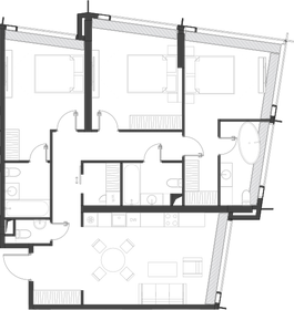 111,6 м², 3-комнатная квартира 86 167 536 ₽ - изображение 15